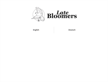 Tablet Screenshot of late-bloomers.net